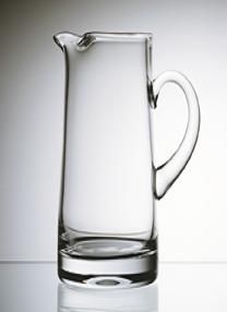 Carafe à eau en cristal uni avec anse