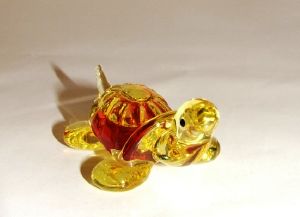 Tortue miniature en cristal