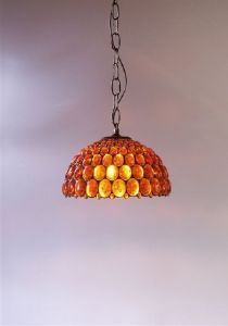 Lustre, Suspension en Ambre Campania Benvento