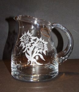 Petite Carafe ou Cruche en cristal 75 cl