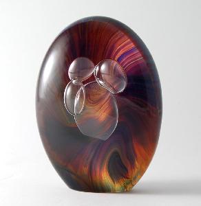 Sulfure Rock forme libre verre artistique Murano Zanetti 