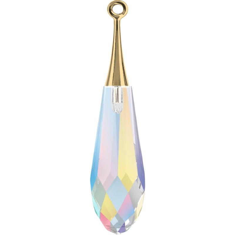 Pendentif Cristal Swarovski Drop Chaine Argent 925 Pendentif Cristal Swarovski Drop Chaine Argent 925