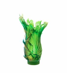 Vase Bornéo Tropical Daum grand modèle 60 cm