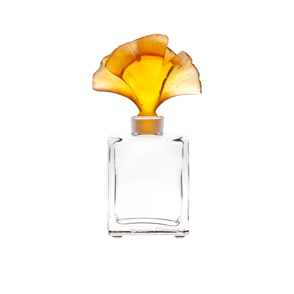 Flacon à parfum Ginkgo Daum ambre  