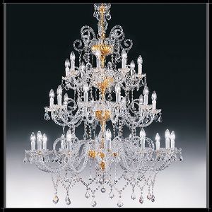 Lustre Chandelier Cristal Murano Voltolina Collection Erika