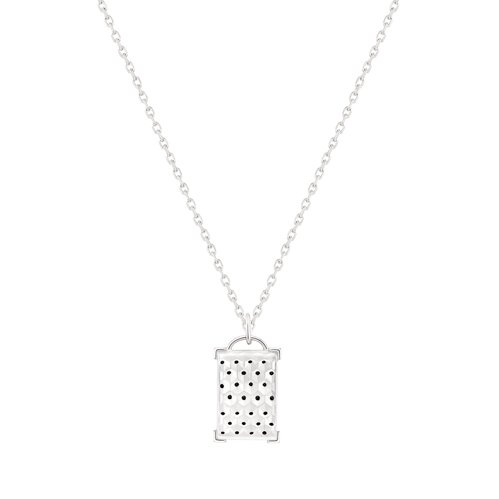 Pendentif Cristal Lalique Modèle Cactus rectangulaire 