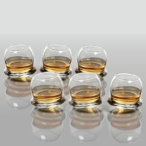 Ensemble 6 verres culbuto original