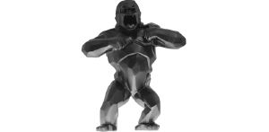 Gorille Wild Kong Daum Art par l' artiste richard Orlinski