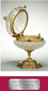 Cristal Bénito Bonbonnière Gm caviar 