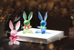 Lapin Pinpin Cristal Daum par Serge Mansau 