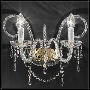 Lustre Chandelier Cristal Murano Voltolina Collection Erika