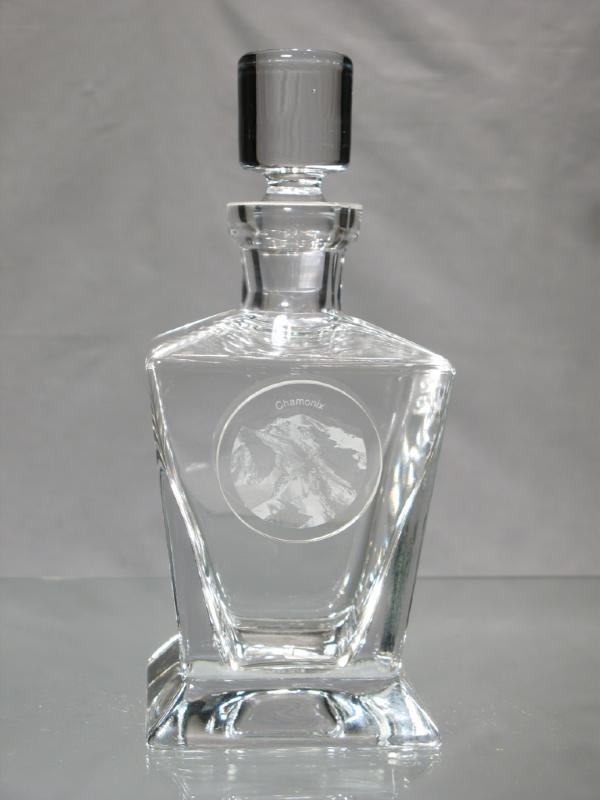 Carafe en Cristal carafe mont blanc Carafe whisky Chamonix