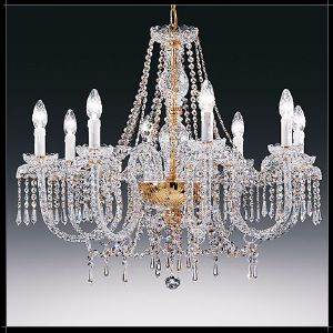 Lustre Chandelier Cristal Murano Voltolina Collection Alicante