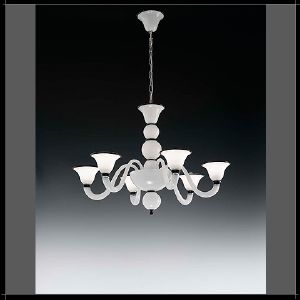 Lustre en Verre de Murano Voltolina Collection Canaletto 6 bras 