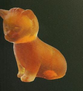 Mini-chaton assis Daum 