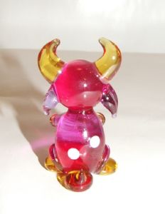 Vache rose miniature