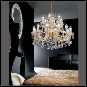 Lustre Chandelier Cristal Murano Voltolina Collection Lienz