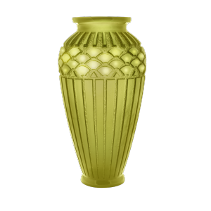 Vase Daum Rythmes Bleu ou vert large 