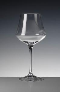 Verres en cristal unis large et plat   coffret de 6