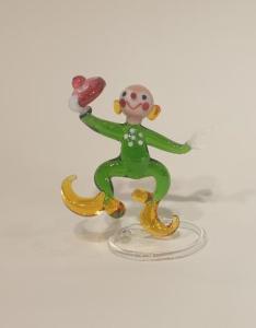 Figurine Clown avec chapeau en Cristal 