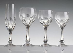 Cristal de Paris : Verre à vin cristal cotes plates