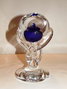  Sulfure , presse papier sur pied Murano
