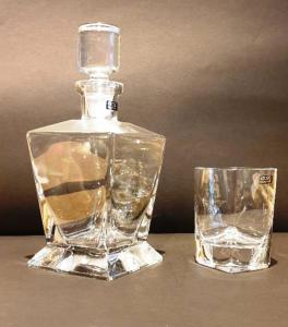 Coffret Cadeau Whisky Cristal Krosno Saga (carafe + 6 verres)