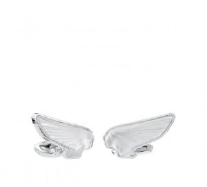 Boutons de Manchettes Mascottes Victoire Cristal Lalique 