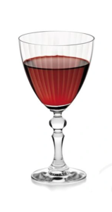 Coffret 6 verres à vin rouge en cristal collection Castello