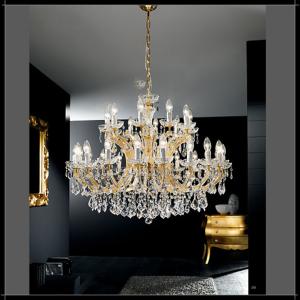 Lustre Chandelier Cristal Murano Voltolina Collection Lienz