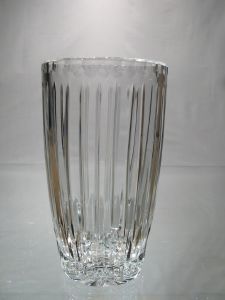 Vase Moyen en Cristal de Bohème Taille Americaine