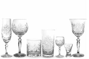 Collection 6 Verres Monica en Cristal de Pologne