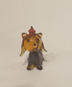 Chien Yorkshire en Cristal miniature
