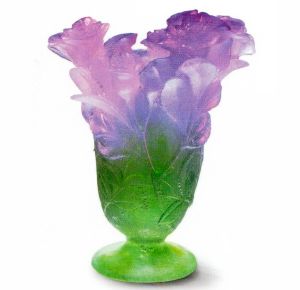 Vase Roses Daum 17,5 cm 