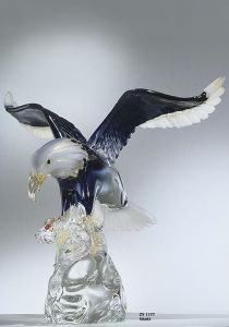 Aigle en verre de Murano 