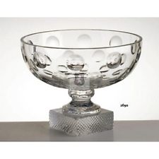 Coupe sur pied Cristal de Paris Taille Pastille Ronde