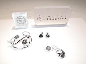 Andrea Marazzini Iris Cristal Swarovski Sini gris