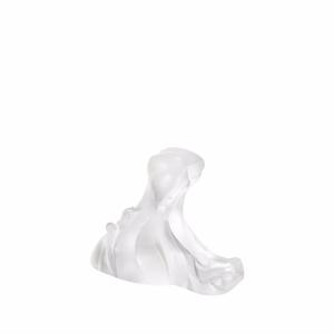 Support smartphone Lalique Hippopotame
