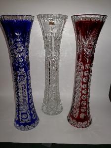 Vase Soliflore en Cristal de Bohème Couleur ou Transparent GM
