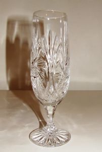 Flûtes à champagne en cristal  (série de 6 )