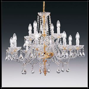 Lustre Chandelier Cristal Murano Voltolina Collection Toledo