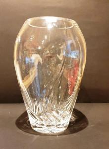 Vase rond en Cristal de Bohème Taille anglaise