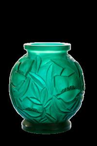 Vase Empreinte Daum Grand modèle Vert