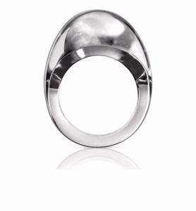 Bague Cristal Lalique Gourmande lustré or