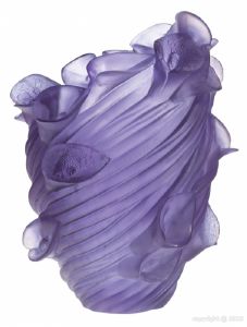 Vase ultraviolet Arum Daum GM