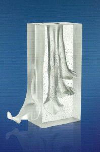 Vase Arum Daum Blanc Artiste Jeff Leatham 50ex.