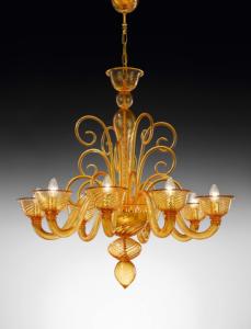 Lustre Verre de Murano Voltolina Collection Barnaba