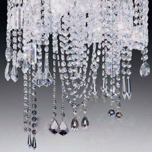 Lustre Cristal Murano Voltolina Collection Cascade