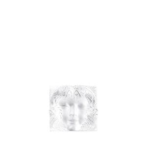 Panneau décoratif Cristal Lalique Masque Femme GM sur chevalet 
