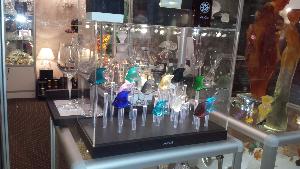  Aquarium Noir avec cloche transparente pour 25 Poissons Lalique 